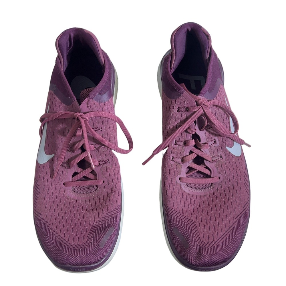 Nike Free RN 2018 Solid Running Shoes Burgundy Plum Athletic Sneakers Size 13